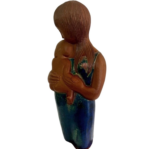 Noel Osteroff for Robert Maxwell Studio Mother and Child Statue - Picture 2 of 10